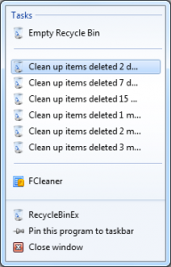 RecycleBinEx 1.0.5.530 - náhled