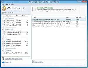 WinTuning 8 1.01 - náhled