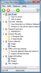 Copy Recorder 3.1 - náhled