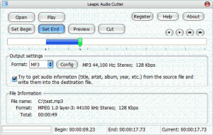 Leapic Audio Cutter 4.0 - náhled