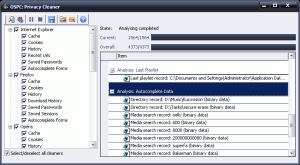 OSPC - Online Solutions Privacy Cleaner 1.0.0.5660 - náhled