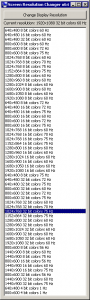 Screen Resolution Changer 1.0.0.0 - náhled