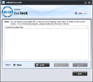 GiliSoft Exe Lock 5.0 - náhled