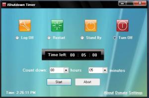 iShutdown Timer 1.5 - náhled