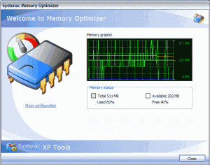 Systerac XP Tools 4.02 - náhled