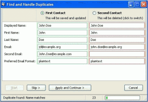 Duplicate Contact Manager - náhled