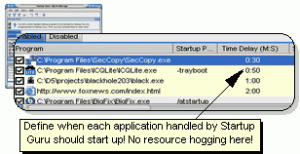 Startup Guru 1.1 - náhled
