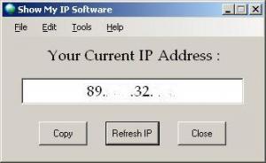 Show My IP Software 1.18 - náhled