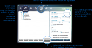 NetDrive 3.17.960 - náhled