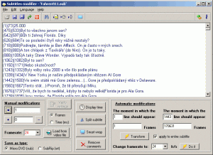 Subtitles Modifier 2.96 - náhled