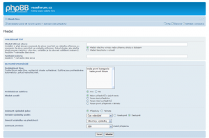 phpBB 3.0.10 - náhled
