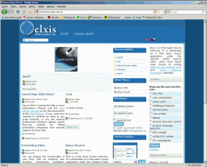 Elxis CMS CZ - náhled