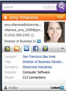 Xobni for Outlook 2.0 - náhled