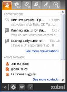 Xobni for Outlook 2.0 - náhled