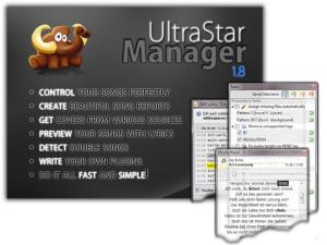 UltraStar Manager 1.8.0 - náhled