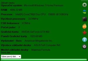 U-PC Info 2.0 - náhled