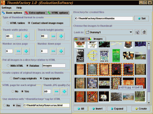 ThumbFactory 1.92 - náhled