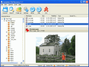 Complete File Recovery 1.3 - náhled