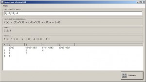 Hornerova schéma - náhled