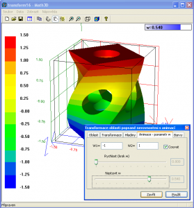 Transformace 3D oblasti - náhled