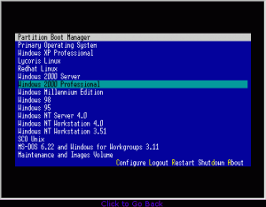 Partition Boot Manager 1.08 - náhled