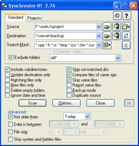 Synchronize It! 3.4 - náhled
