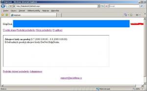 DotNet HelpDesk 2.0 - náhled