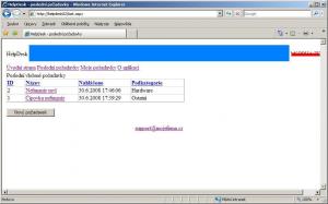 DotNet HelpDesk 2.0 - náhled