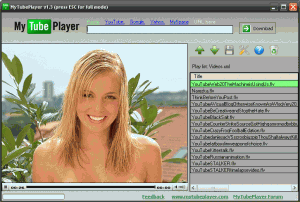 MyTubePlayer 1.5 - náhled