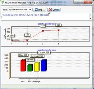 HSLAB Ping 1.15 - náhled