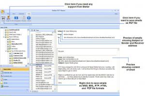 Stellar PST Viewer 1.0 - náhled