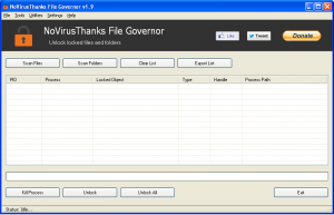 NoVirusThanks File Governor 2.0 - náhled