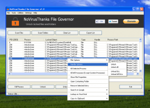 NoVirusThanks File Governor 2.0 - náhled