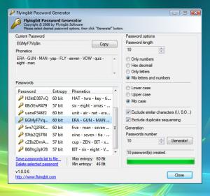 FlyingBit Password Generator 1.0.0.6 - náhled