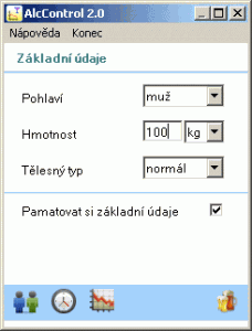 AlcControl 2.0 - náhled
