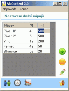 AlcControl 2.0 - náhled