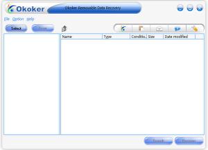 Okoker Removable Data Recovery 5.5 - náhled