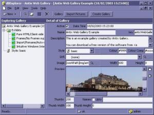 Antix Web Gallery 2.1 - náhled
