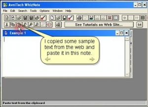 WhizNote 3.5.8 - náhled