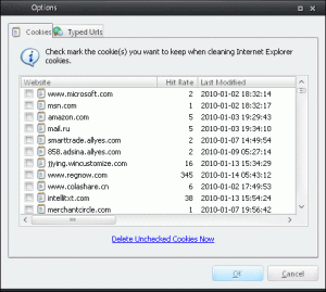 WinUtilities Free History Cleaner 2.5 - náhled