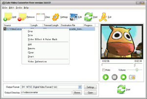 Cute Video Converter Free 3.7.9.0 - náhled