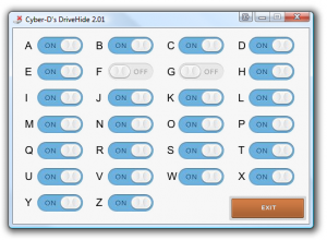 Cyber-D’s DriveHide 2.01 - náhled