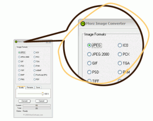 Morz Image Converter 2010 - náhled