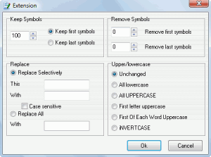 Professional Renamer 3.65 - náhled