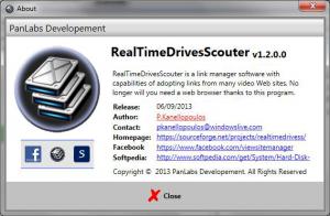 Real Time Drives Scouter 1.1.0.0 - náhled
