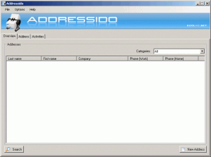 Addressido 1.0 - náhled