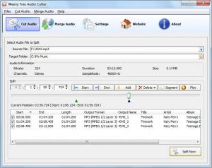 Weeny Free Audio Cutter 1.4 - náhled