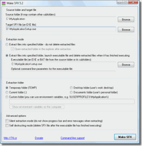 Make SFX 5.6.54.164 - náhled