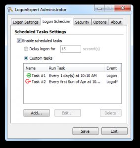 LogonExpert 10.4 - náhled