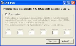 Hlavní okno programu - náhled